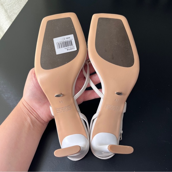 Tony Bianco White Heel Sandals